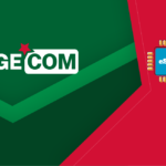 AIGECOM logo with a red star on a green geometric background and a blue eSIM chip on a red panel to the right.