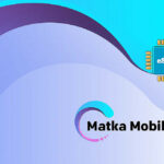 Matka Mobile brand image with a blue–purple wave design and an eSIM chip graphic labeled eSIM on the right side.