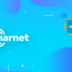 Blue abstract banner featuring the Marnet logo on the left and a blue eSIM chip labeled 'eSIM' on the right.