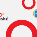 Brand graphic featuring the doské logo with a red circular motif and a blue eSIM chip illustration on a light background.